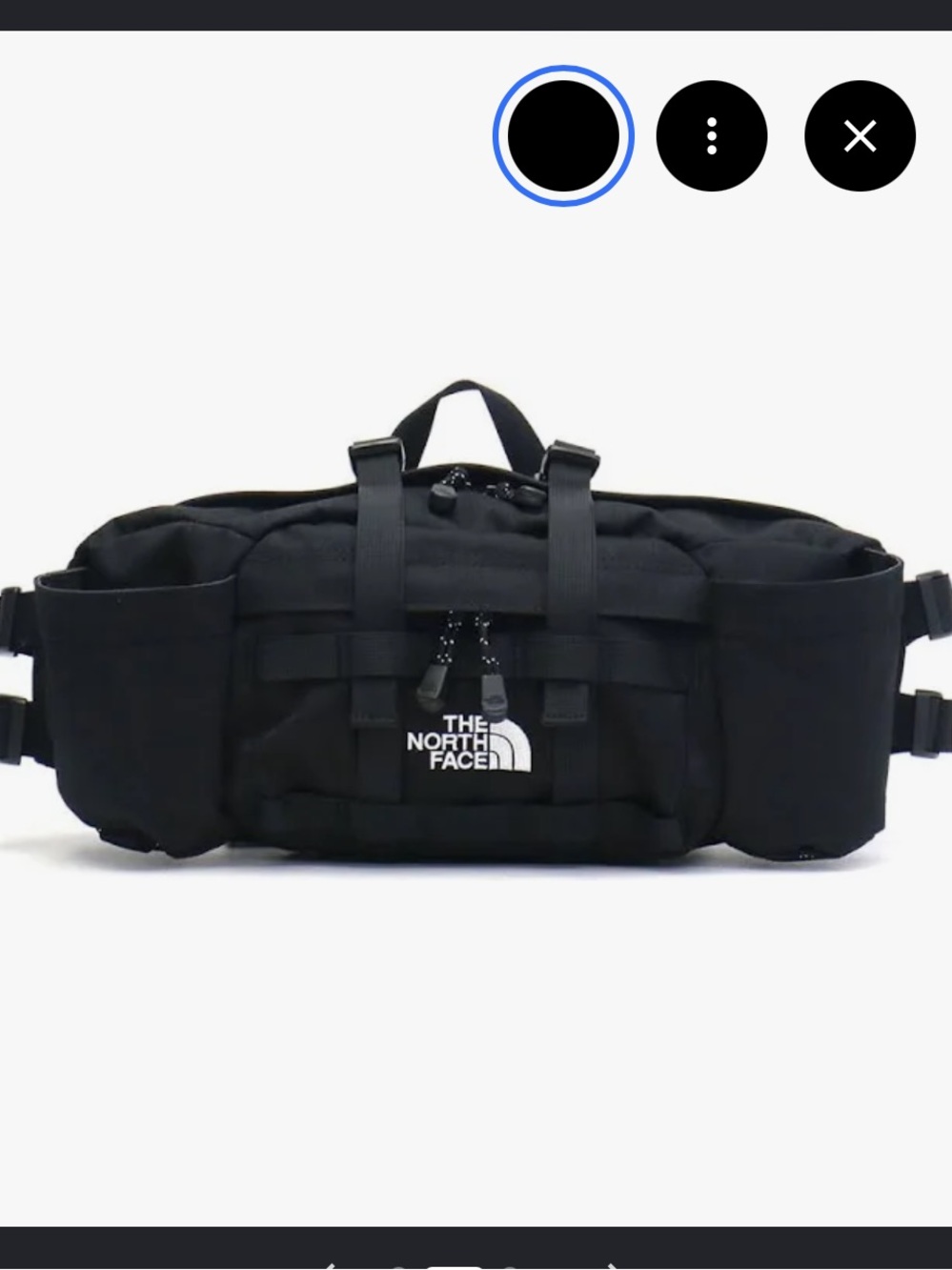 The North Face Black 6L Waist Bag Mountain Biker Lumber Fanny Pack